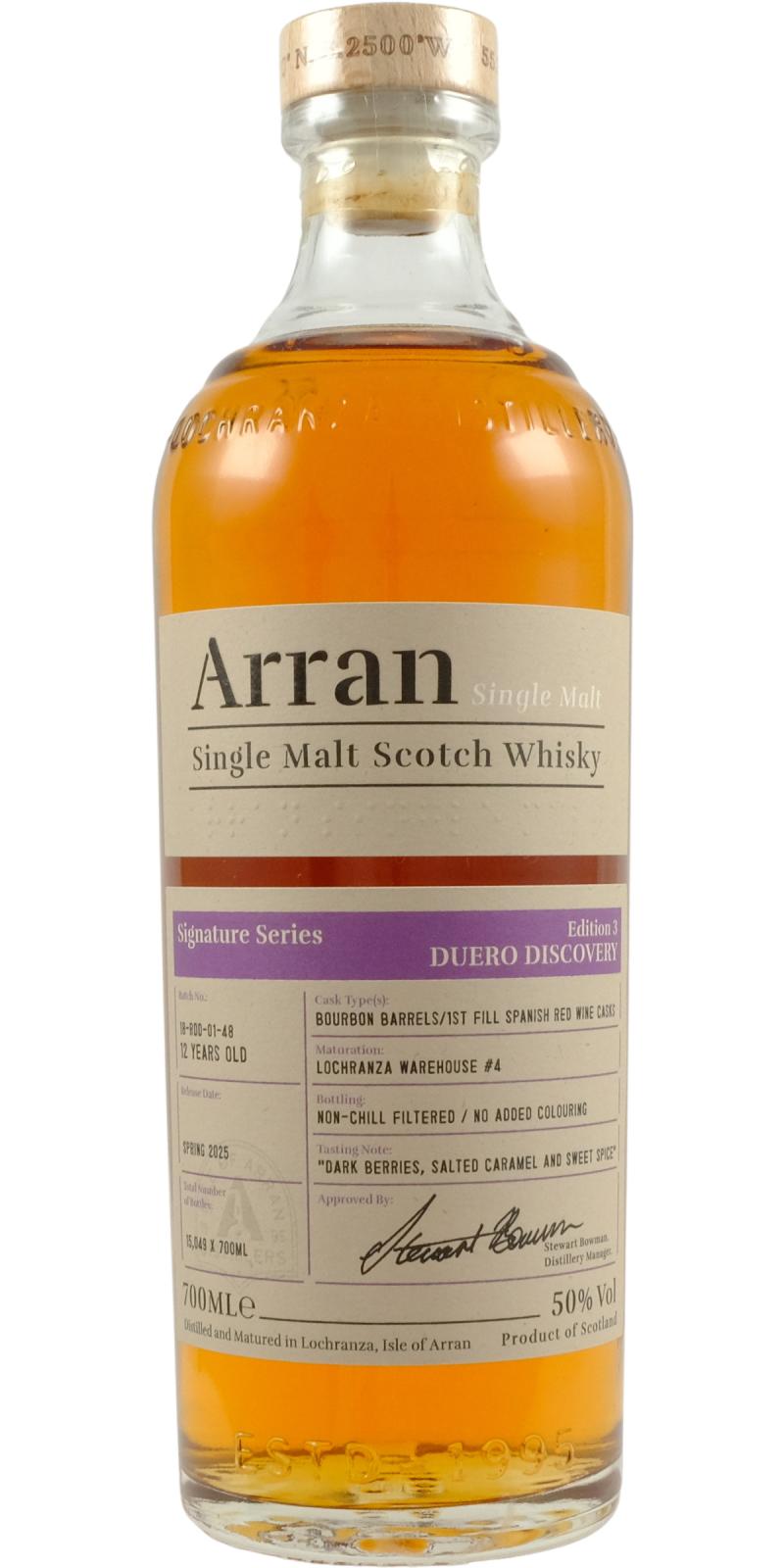 Arran 12-year-old Signature Series Edition 3